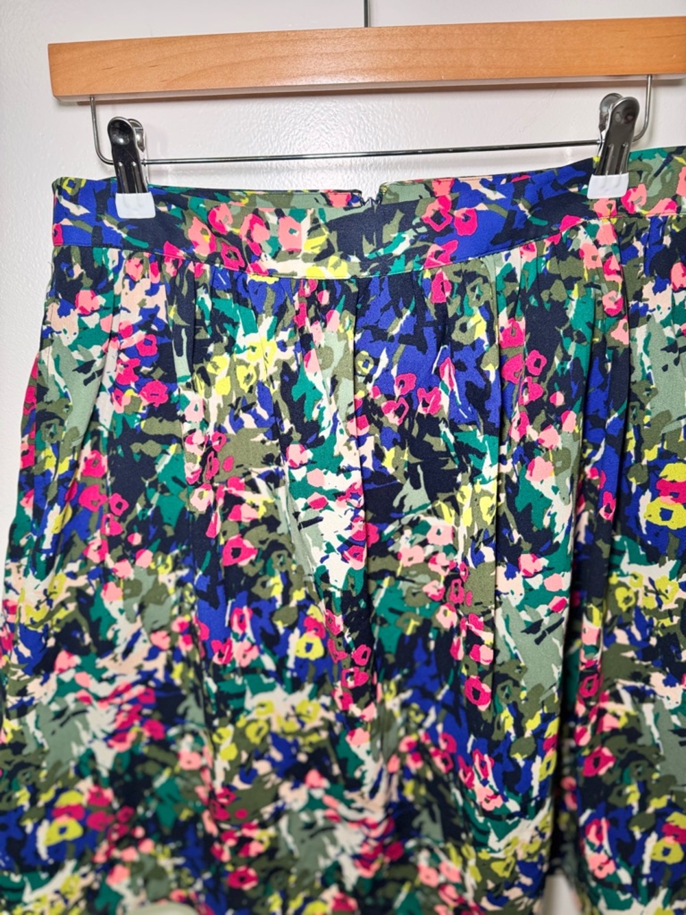 J. Crew Summer Abstract Floral Skirt Size 10 - Picture 3 of 7